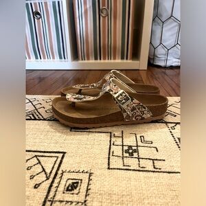 Paisley Birkenstocks Size 38